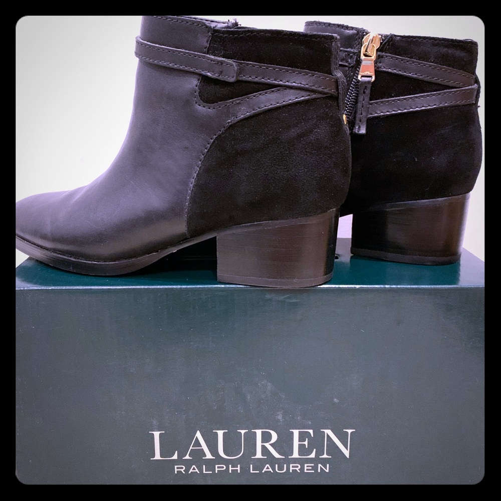 Lauren Ralph Lauren Black Size 7 boots